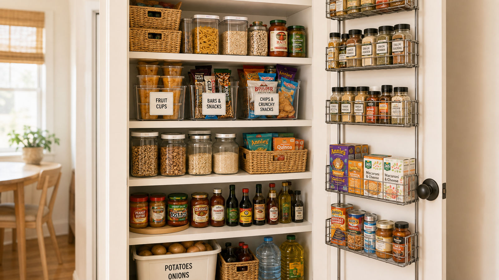 21 Small Pantry Organization Ideas That Actually Save Space