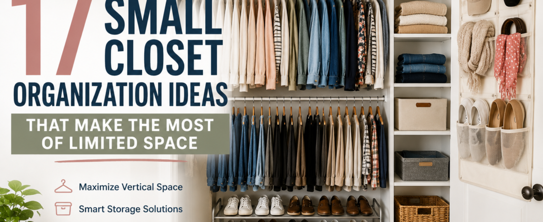 17 Small Closet Organization Ideas That Make the Most of Limited Space