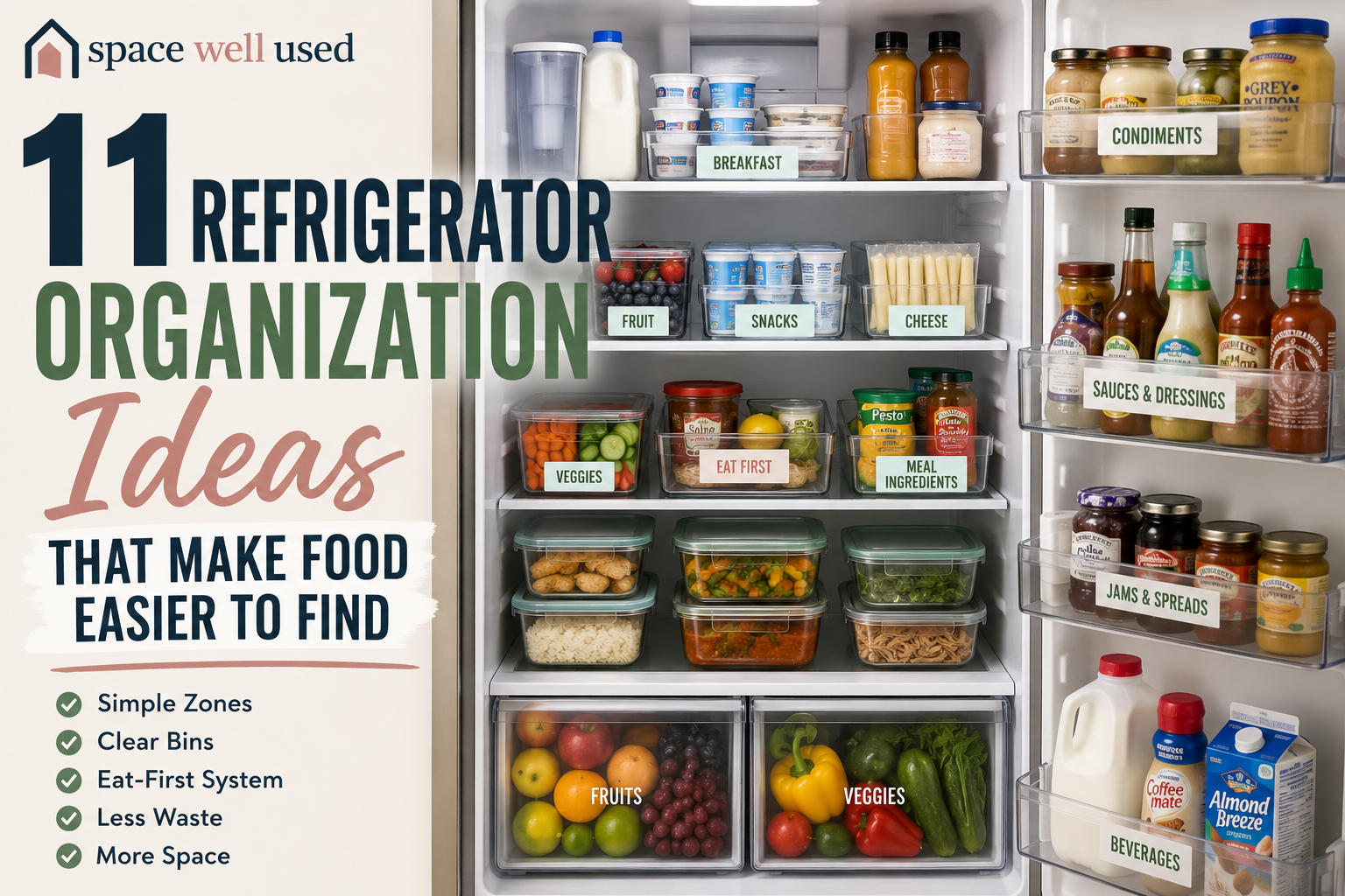 11 Refrigerator Organization Ideas That Make Food Easier to Find