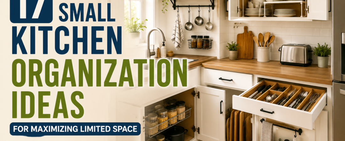 17 Small Kitchen Organization Ideas for Maximizing Limited Space