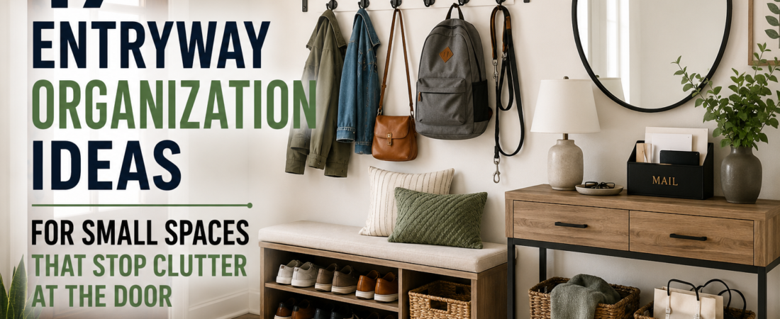 17 Entryway Organization Ideas for Small Spaces That Stop Clutter at the Door