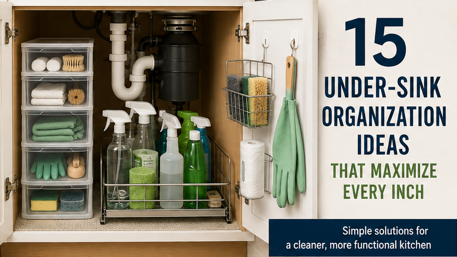 15 Under-Sink Organization Ideas That Maximize Every Inch