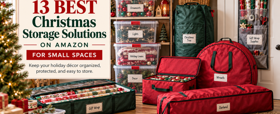 13 Best Christmas Storage Solutions on Amazon for Small Spaces