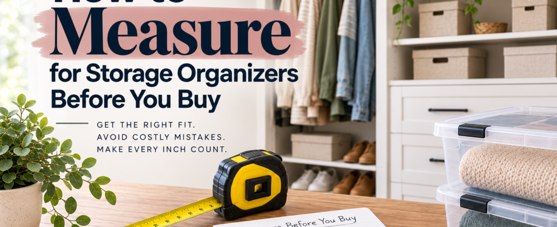 How to Measure for Storage Organizers Before You Buy
