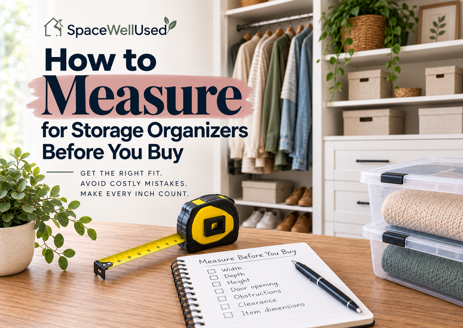 How to Measure for Storage Organizers Before You Buy