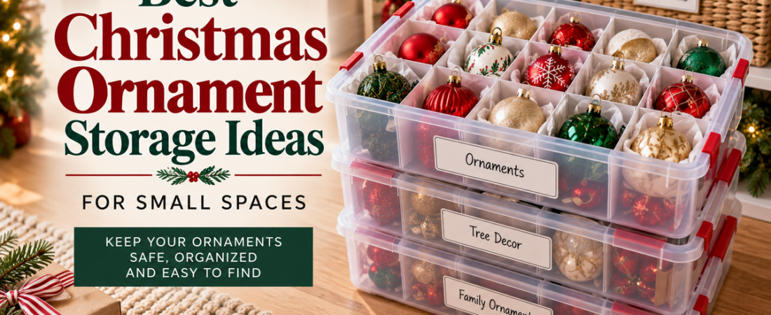 Best Christmas Ornament Storage Ideas for Small Spaces