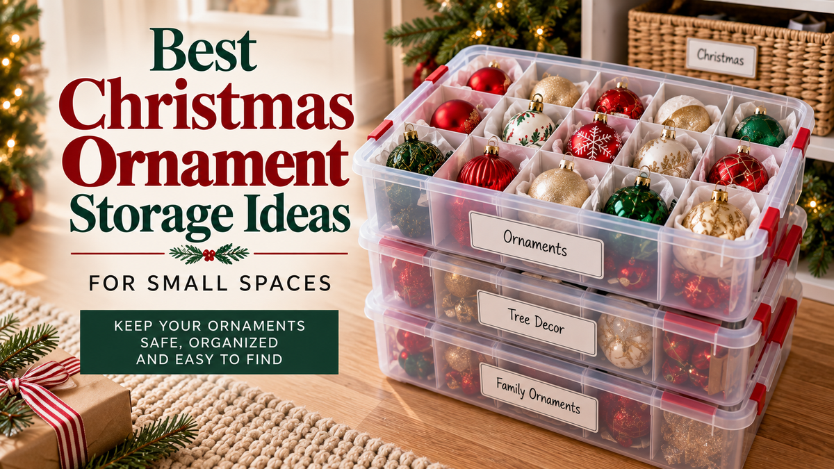 Best Christmas Ornament Storage Ideas for Small Spaces