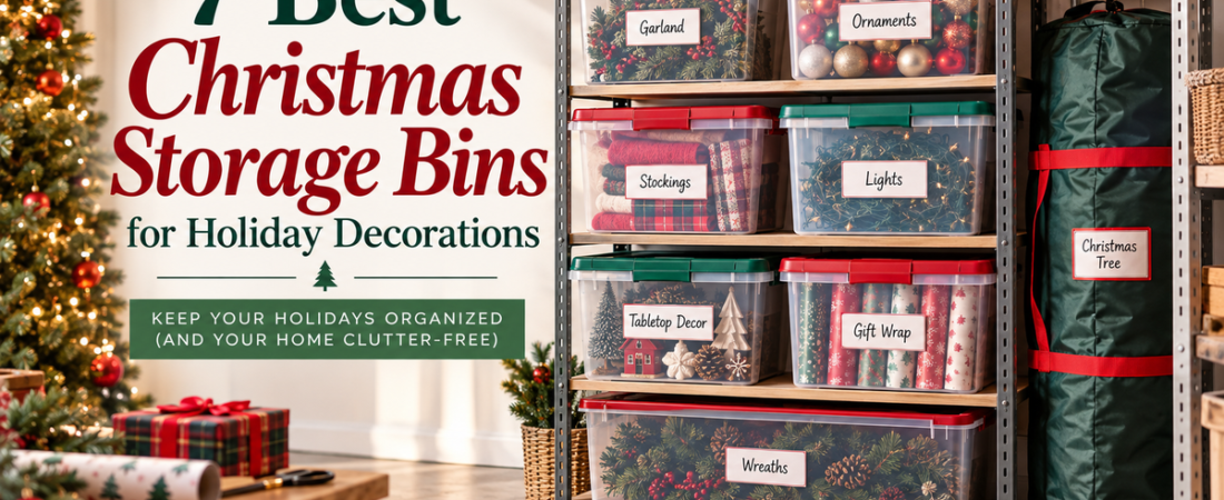 7 Best Christmas Storage Bins for Holiday Decorations
