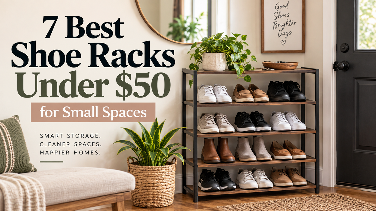 7 Best Shoe Racks Under $50 for Small Spaces