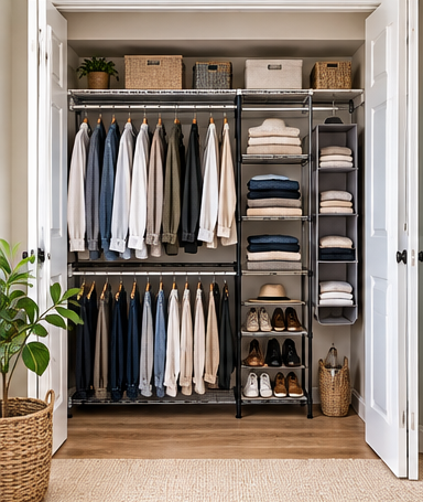 Comparison of closet organizers for small closets