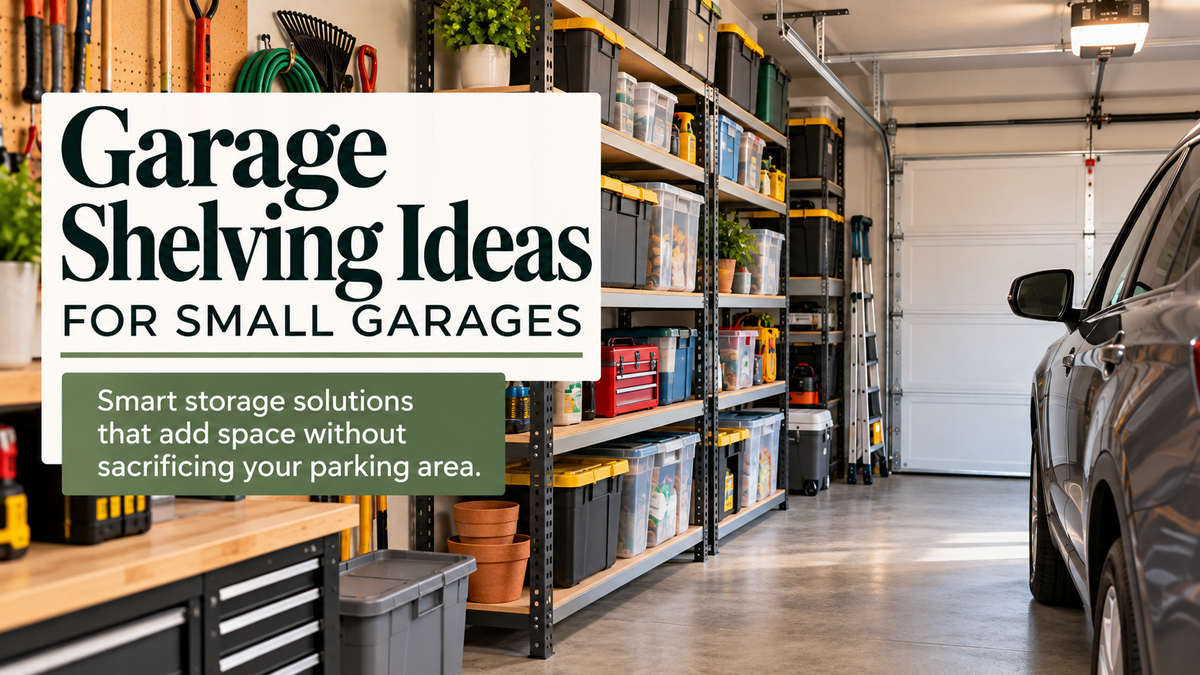 Garage Shelving Ideas for Small Garages