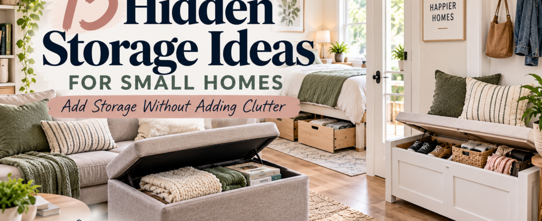 15 Hidden Storage Ideas for Small Homes