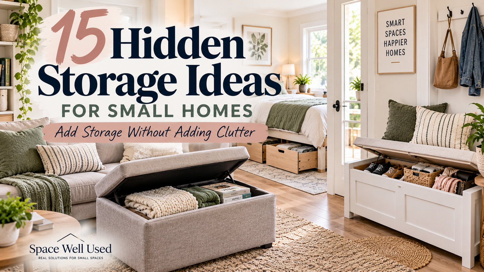 15 Hidden Storage Ideas for Small Homes