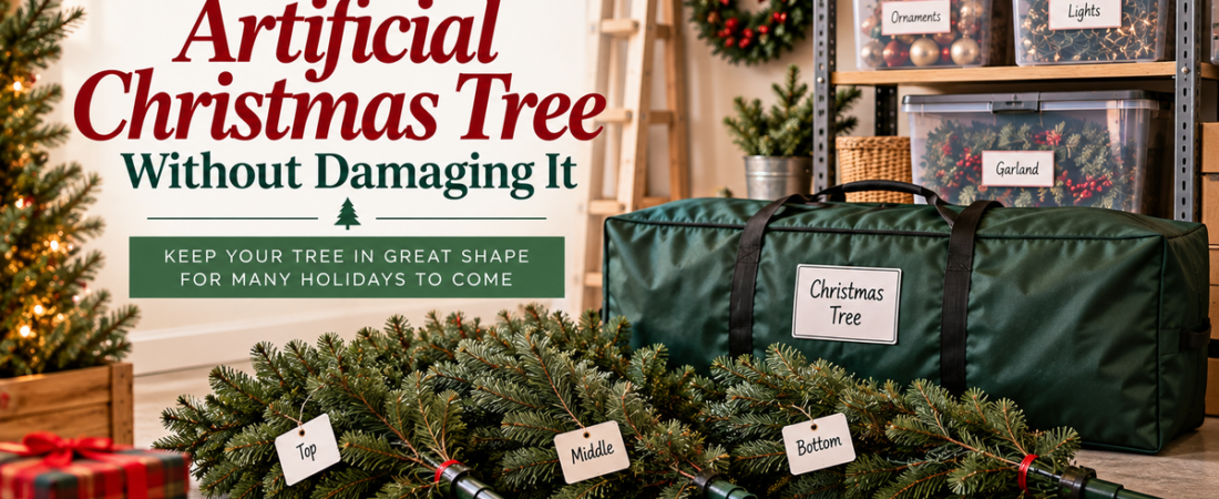 How to Store an Artificial Christmas Tree Without Damaging It