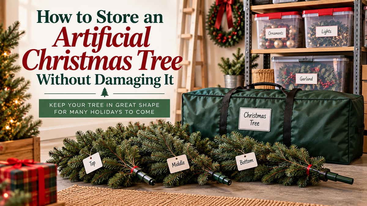 How to Store an Artificial Christmas Tree Without Damaging It