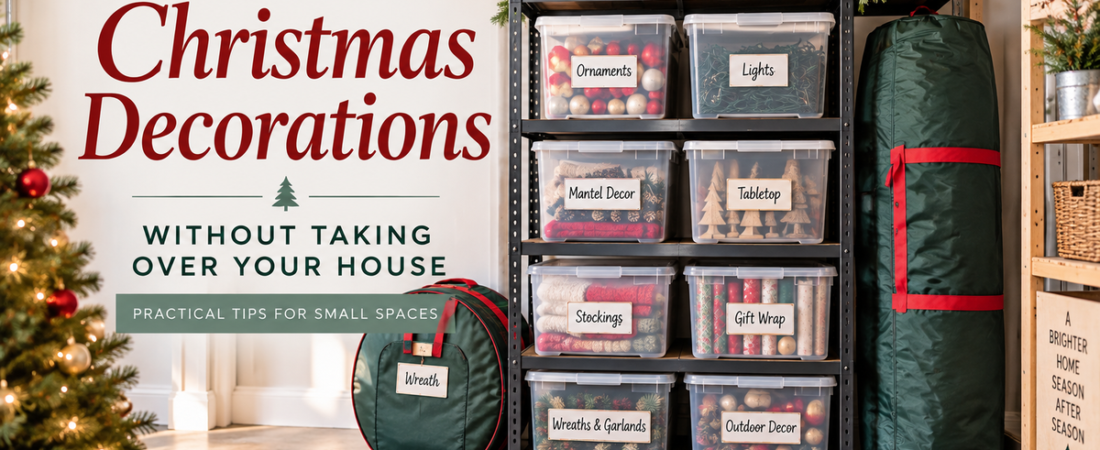 How to Store Christmas Decorations Without Taking Over Your House