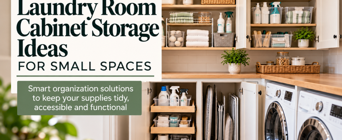 Laundry Room Cabinet Storage Ideas for Small Spaces
