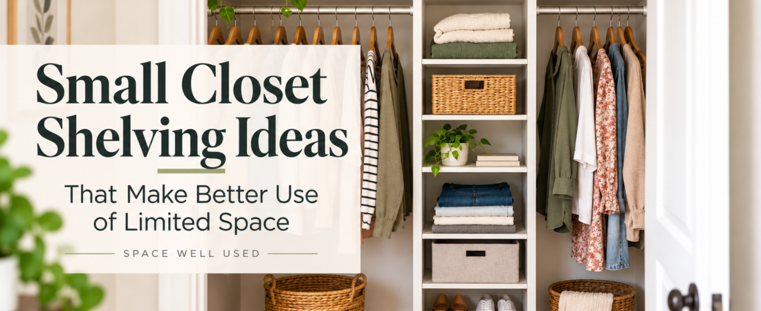 Small Closet Shelving Ideas That Make Better Use of Limited Space
