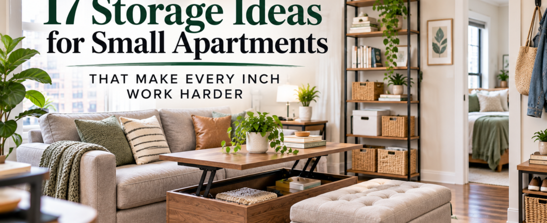17 Storage Ideas for Small Apartments That Make Every Inch Work Harder