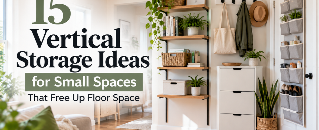 15 Best Vertical Storage Ideas for Small Spaces That Free Up Floor Space