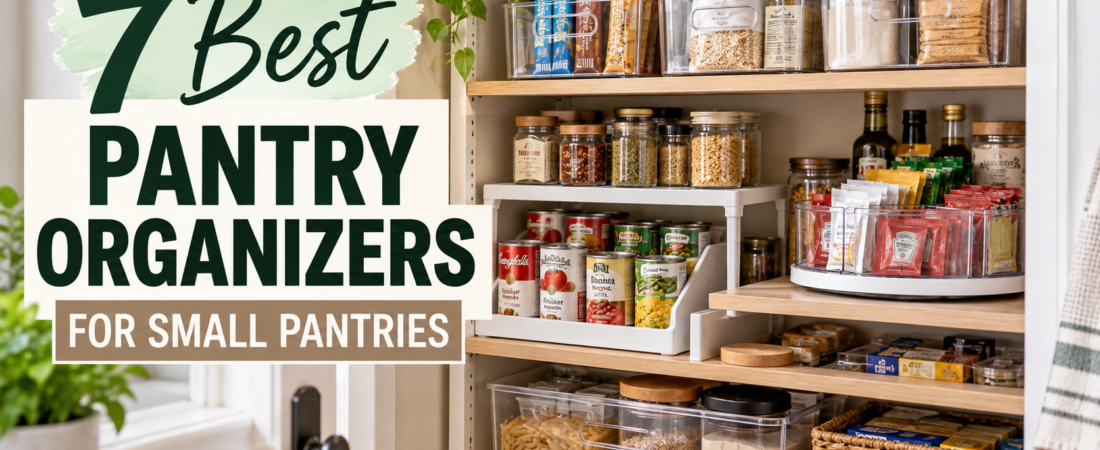 7 Best Pantry Organizers for Small Pantries That Actually Save Space