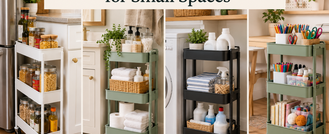 25 Genius Rolling Storage Cart Ideas for Small Spaces