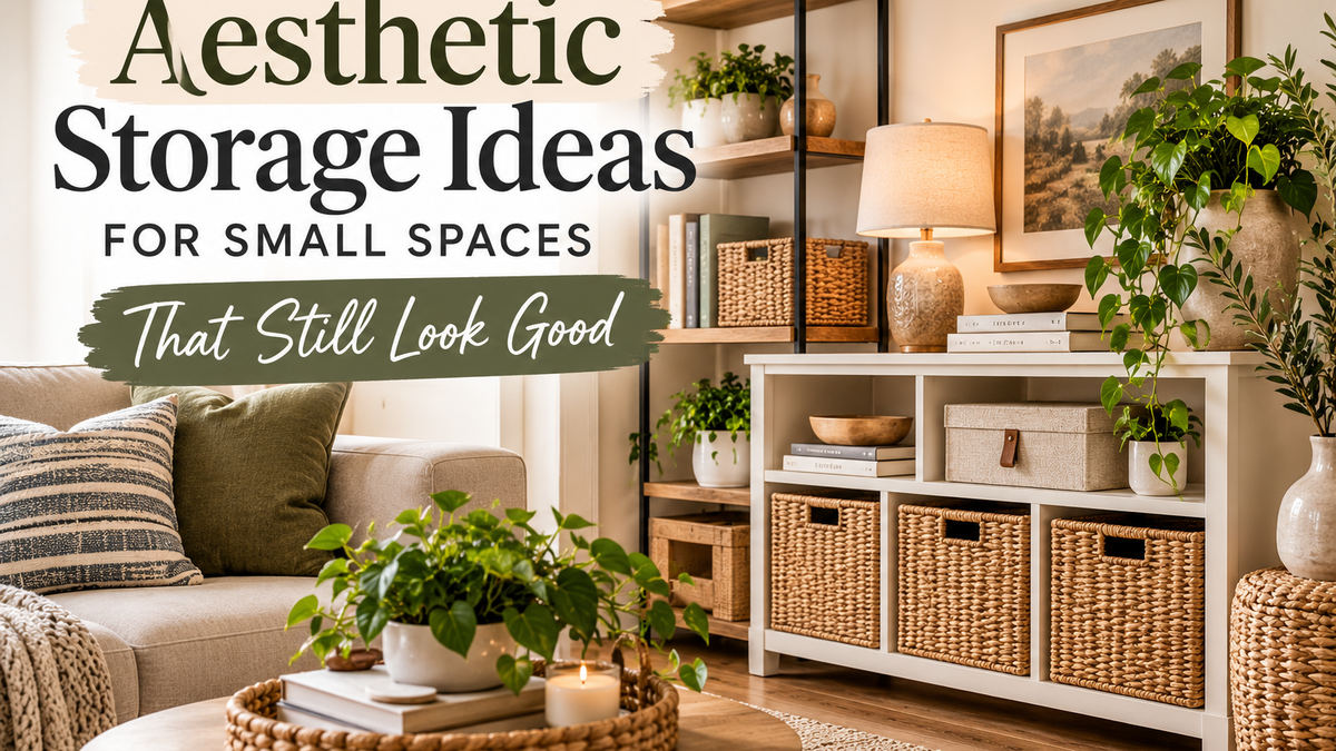 Aesthetic Storage Ideas for Small Spaces That Still Look Good