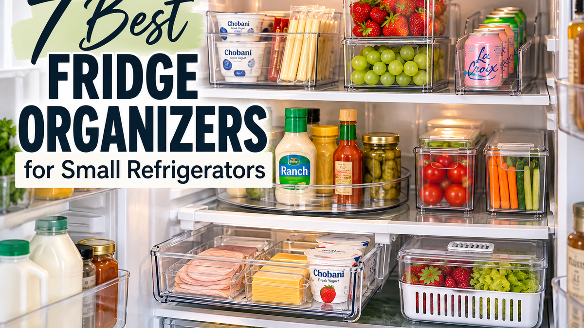 7 Best Fridge Organizers for Small Refrigerators