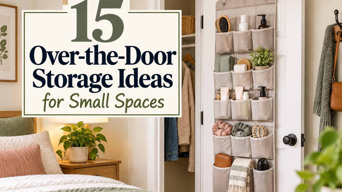 15 Over the Door Storage Ideas for Small Spaces