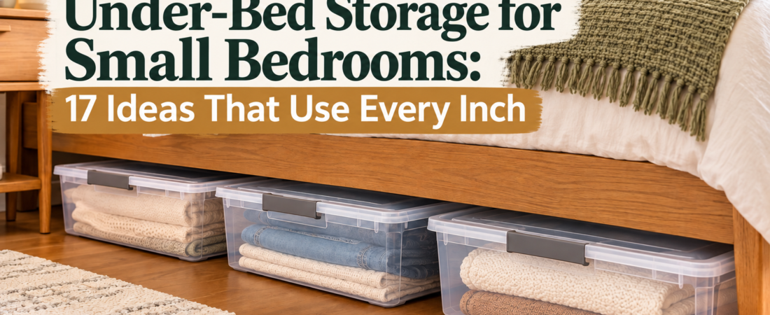 Under Bed Storage for Small Bedrooms: 17 Ideas That Use Every Inch