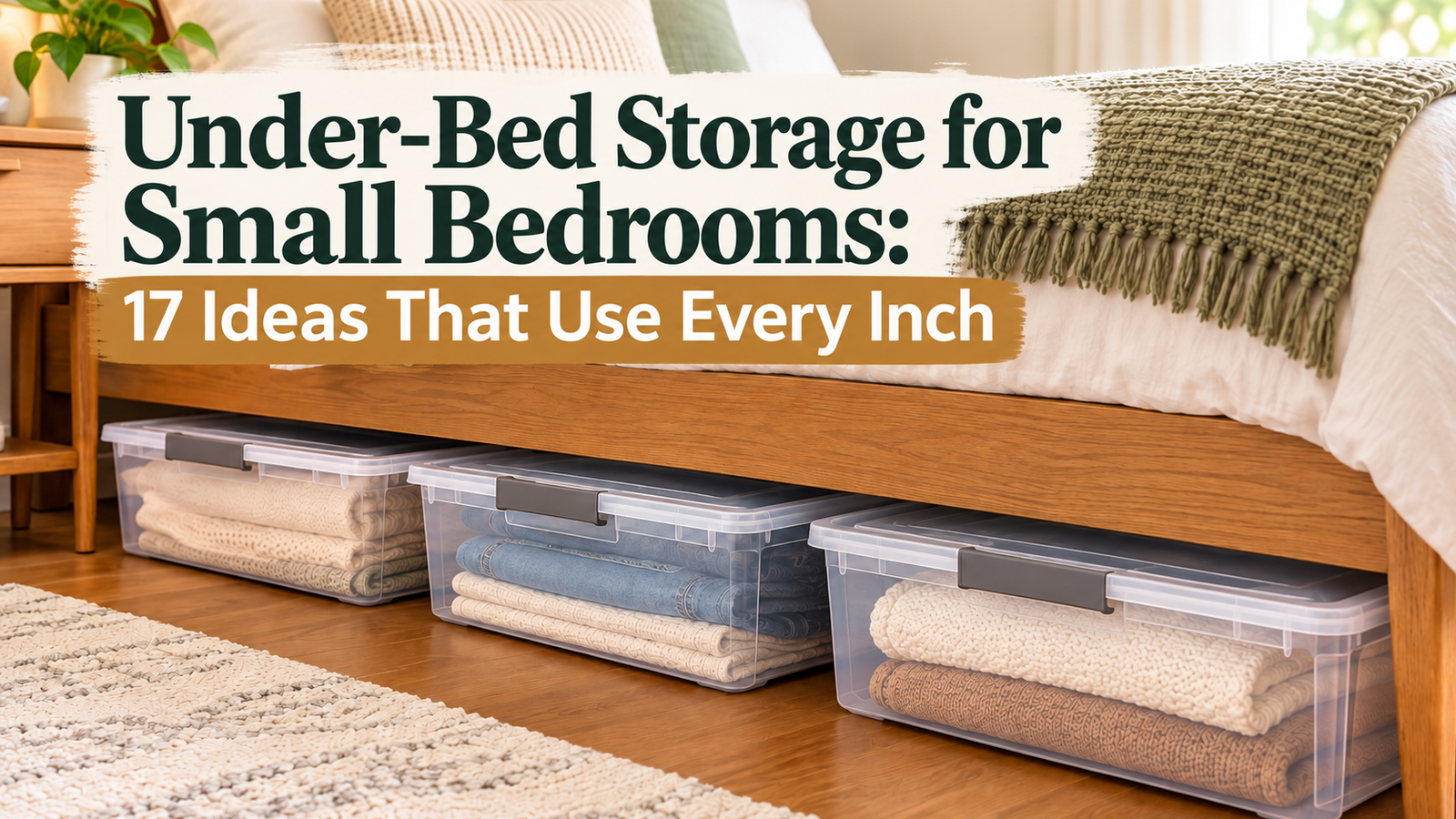 Under Bed Storage for Small Bedrooms: 17 Ideas That Use Every Inch